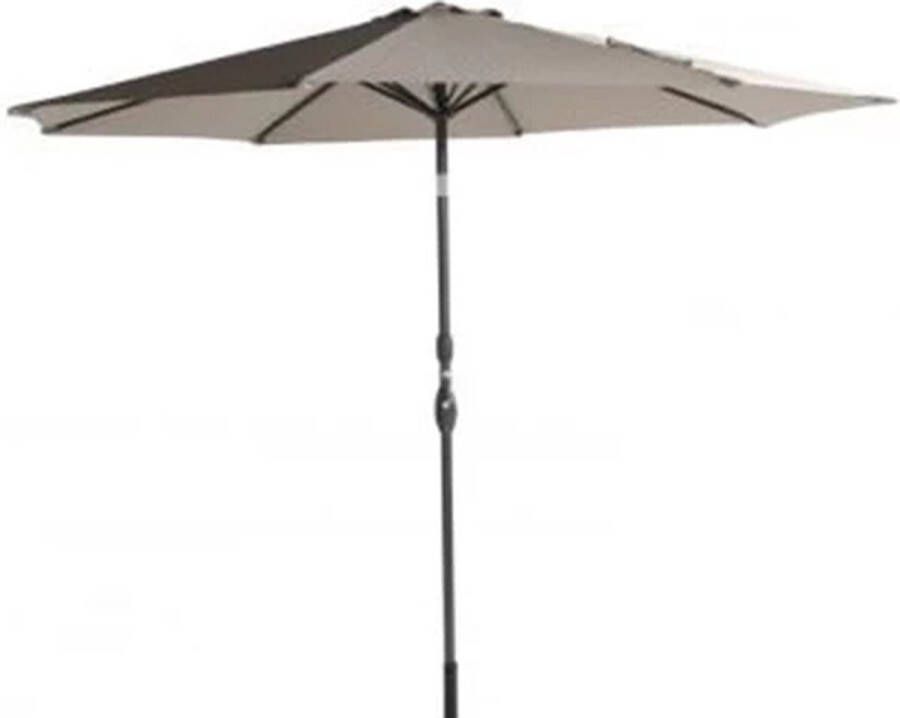 Hartman Parasol 'Sunline' 300cm kleur Taupe