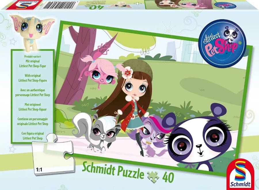 Schmidt Hasbro Littlest Pet Shop Plezier in het Park Puzzle 40 stukjes