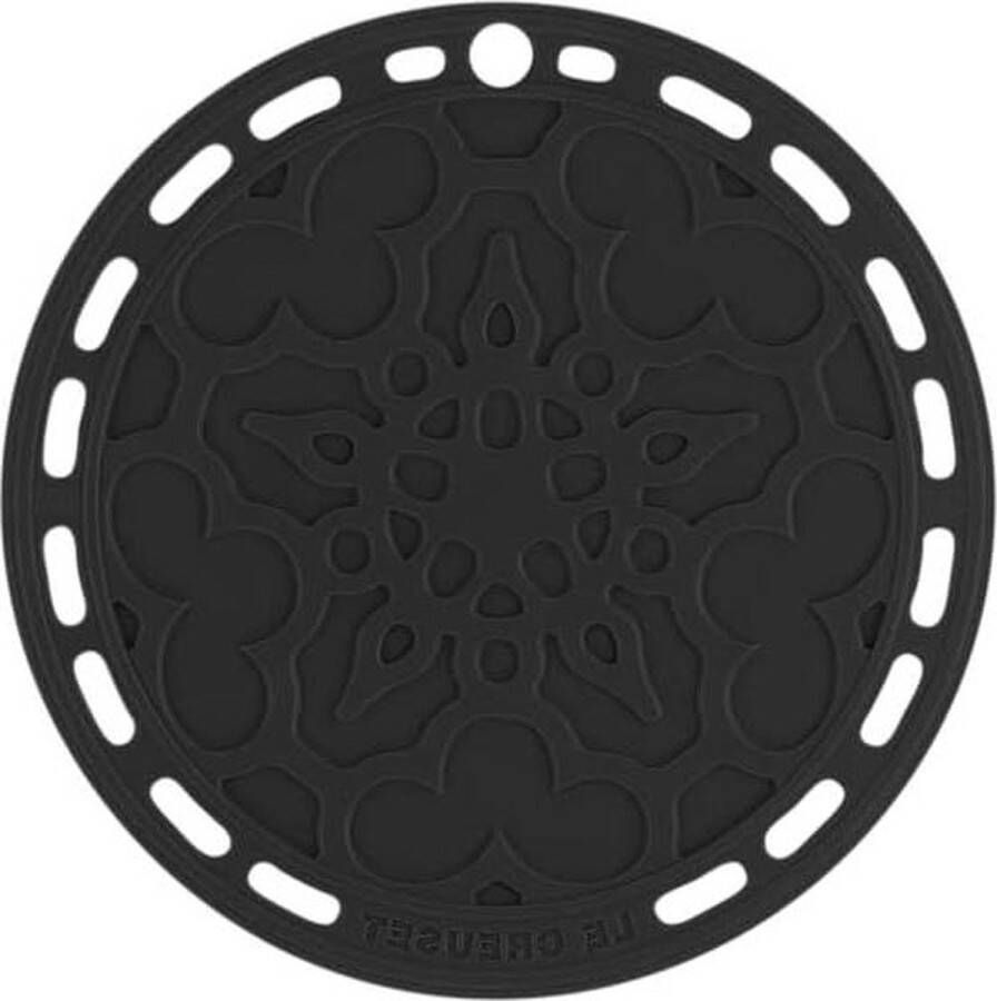 Heat Resistant Silicone Coaster 250 °C Diameter 20 cm Black Onyx