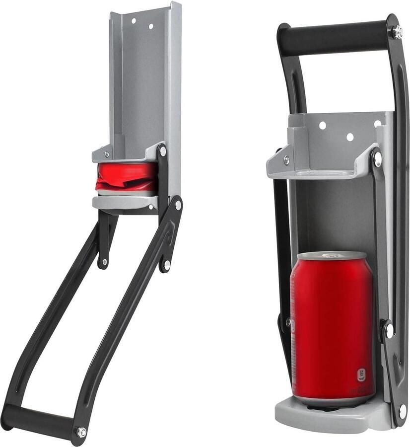 Heavy Duty Blikbreker flesopener Crushes frisdrankblikjes Grote 500ML 16oz bierblikjesbreker wandmontage Recycling Tool Plastic fles Crusher