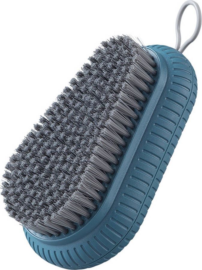 Heavy Duty nagelborstel voor het reinigen van vingernagels duurzame stijve borstelharen handschrobborstel vingernagelschrobborstel (blauw)