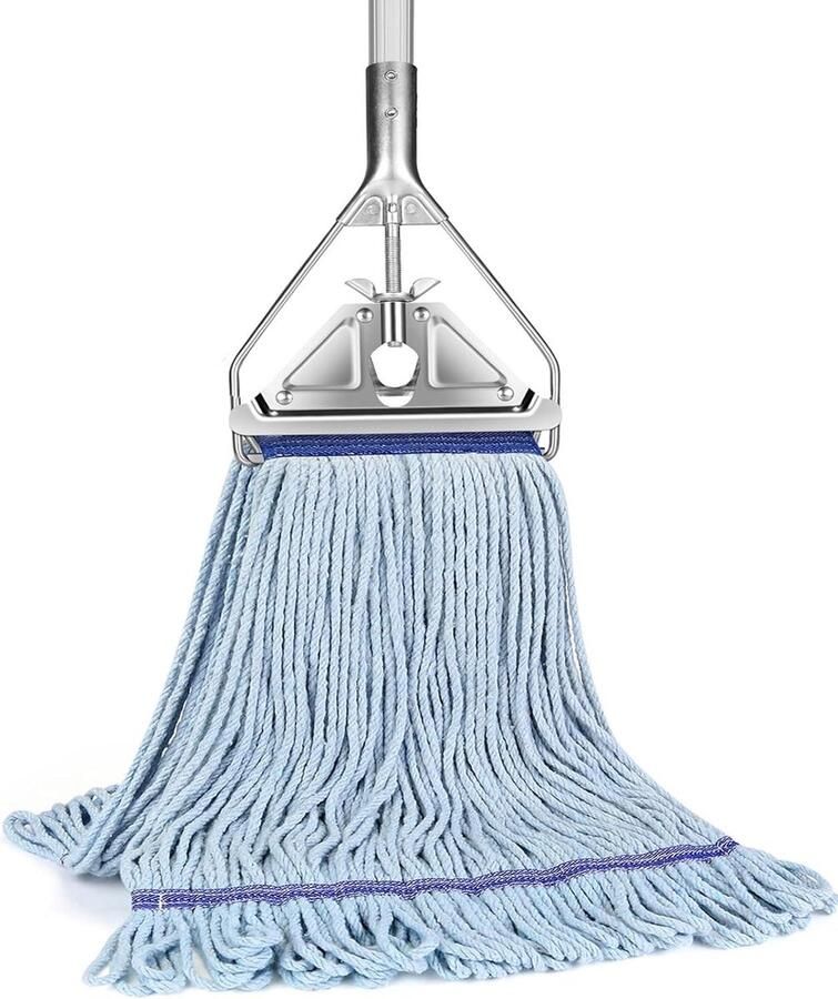 Heavy Duty Vloer Reiniging String Mop Industriële Commerciële Mop met 59 Handvat Natte Mop voor Thuis Garage