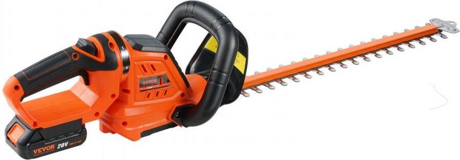 Heggenschaar 20V heggenschaar koperen motor met een toerental van 17.500 rpm elektrische heggenschaar 519 7mm meslengte 16mm snijdiameter incl. snellader 2 0Ah accu beschermhoes