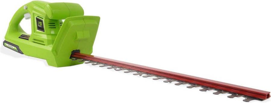 Heggenschaar Draadloos G24HTK2 Li-Ion 24V 47cm zaaglengte 17mm tandafstand 2800 sneden min T-vormige handgreep 2Ah accu Lader Heggenschaar