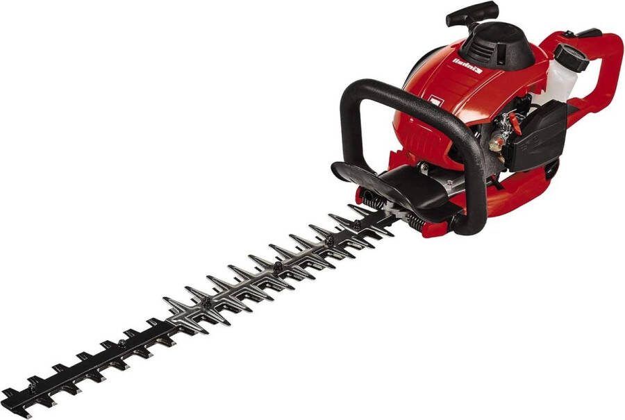 Heggenschaar GE-PH 2555 a (245 cm³ 55 cm snijlengte 28 mm tandafstand centrifugaalkoppeling draaibare handgreep antivibratiesysteem) zwart rood Heggenschaar