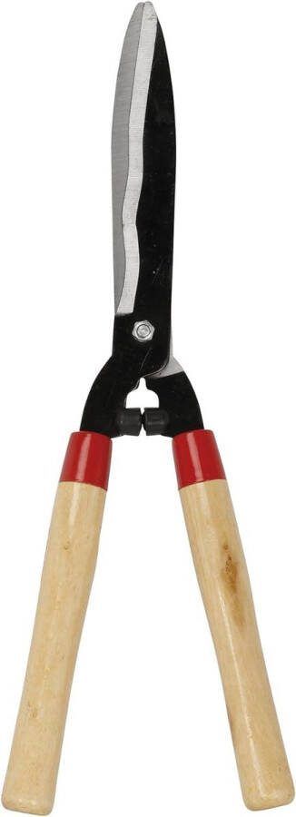 Heggenschaar met houten handvat 90210 beige grijs Heggenschaar