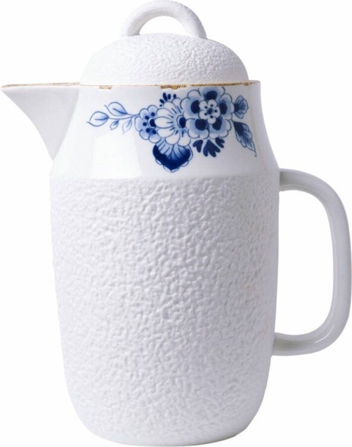 Heinen Delfts Blauw Bloesem Koffiepot Inhoud 1300 ml
