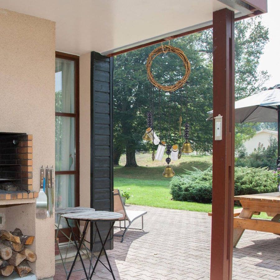 Heksenklokken voor de tuin windgong voor de tuin heksenglokken heksenklokken voor terras tuin boho woondecoratie