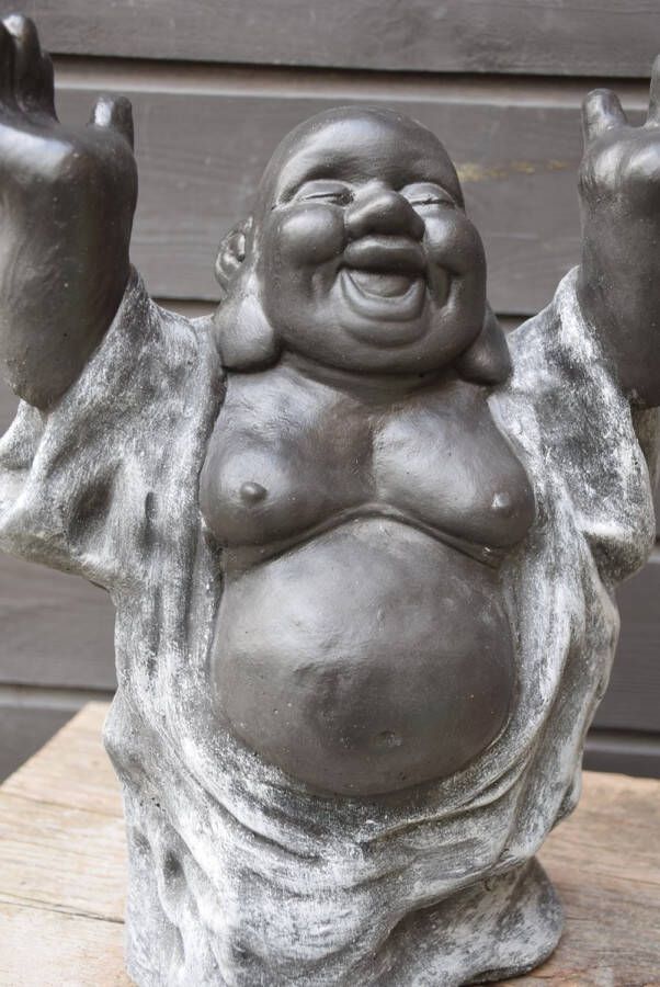 Hele Happy Boeddha betonnen tuinbeeld