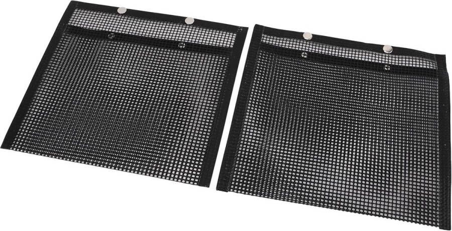 Herbruikbare Glasvezel BBQ Grillzakken Hittebestendig 2 Stuks Voor Groenten Grillen bbq gereedschap