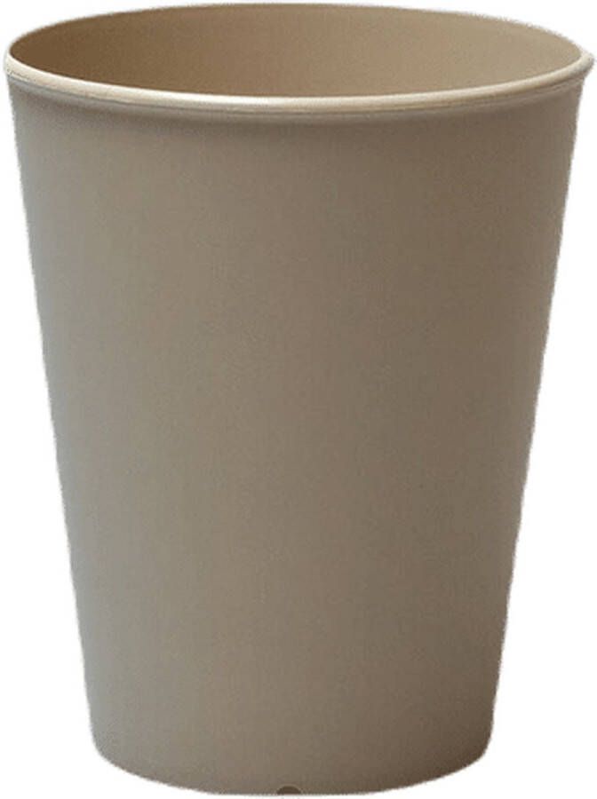 Herbruikbare koffiebeker PP bruin 200 ml Inhoud: 1 stuks