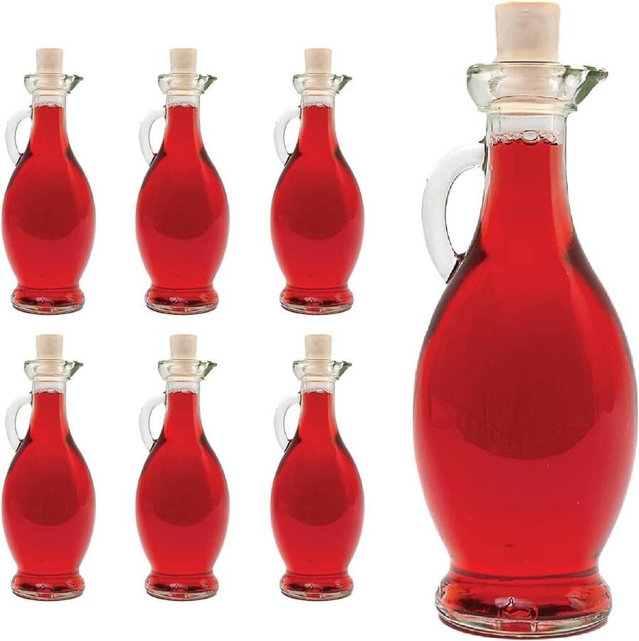 Herbruikbare kurk deksels luchtdicht voor Sloe Gin azijn Casavetro 250 ml 350 ml 500 ml 750 ml 1 Liter Stop lege glazen flessen bier Cider Soda wodka Water