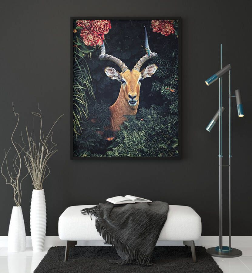 HERT WANDDECORATIE POSTER 60x90cm