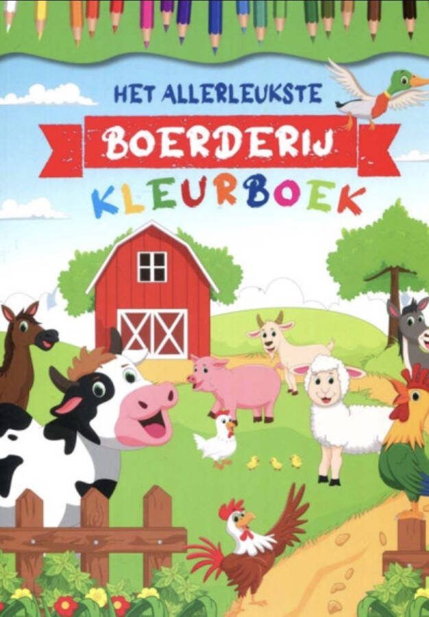 Het allerleukste boerderij kleurboek