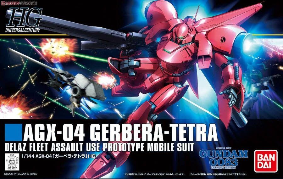 HGUC Gundam 0083 AGX-04 Gerbera-Tetra Model Kit