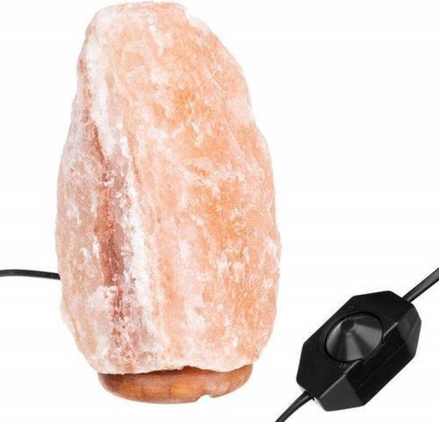 Himalaya Zoutlamp 3-5KG -Dimbaar Luchtreiniger nachtlamp 25 cm Himalayazout Zoutsteen lamp 100% natuurlijk Roze