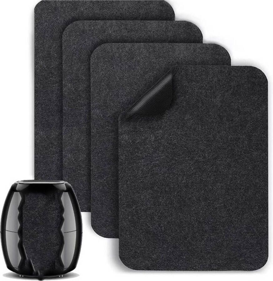 Hittebestendige matten Geschikt voor Airfryer Koffiezetapparaat Keukenblad 4 stuks 16 x 12 inch Antislip siliconen apparaatglijder Geschikt voor COSORI Ninja Foodi Airfryer Broodrooster Oven Blender