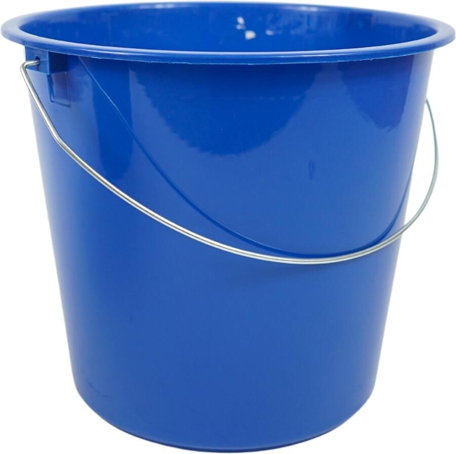 HL Emmer Huishoudemmer Hengsel 10 Liter Blauw Ø 28x 25 cm