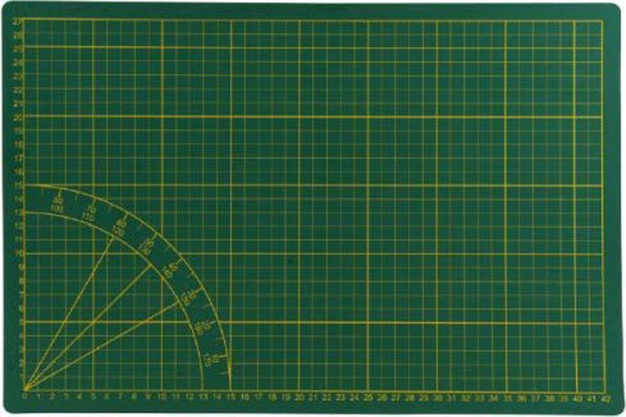 Snijmat A3 Groen 30 x 45 cm Hobbymat Snijmat Knutselmat hobby knutsel