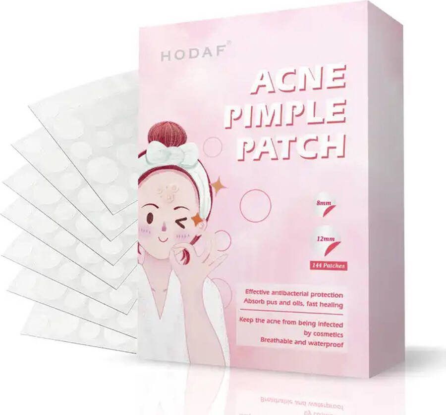 HODAF 144 Stuks Pimple Patch Acne Patch Acne Pleister Puisten Pleister