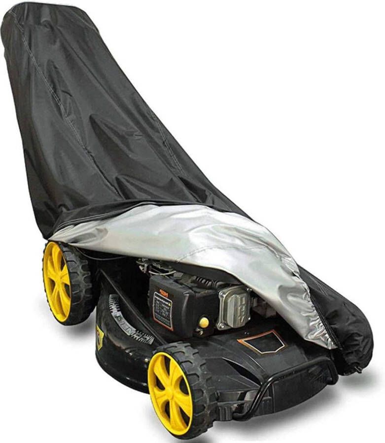 Hoes voor grasmaaier waterdicht stofdicht en uv-bestendig 190T met trekkoord en opbergtas voor buiten binnen 188 x 99 x 63 5 cm