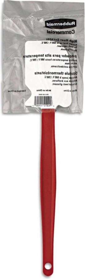 Hoge temperatuur siliconen spatel 357 cm handvat bordeauxrood