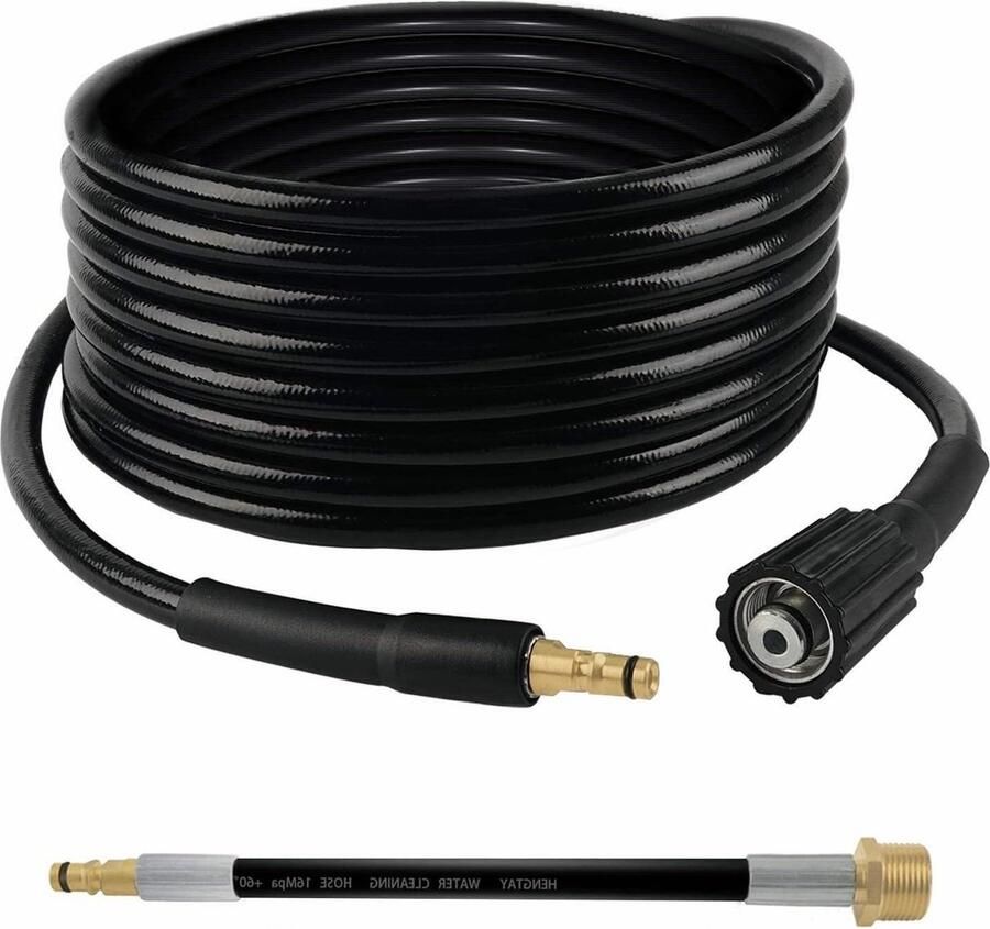 Hogedrukreiniger Slang Buis Waterpijp Reiniging Vervanging voor Karcher M22 Schroefdraad-C-Clip 2320PSI 6M 19FT Model