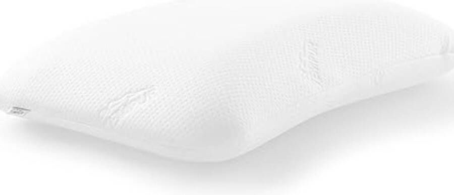 Hoofdkussen M (63 x 43 x 12.5 cm) ergonomisch traagschuim neksteunkussen voor rug- en zijslapers stevig gevoel