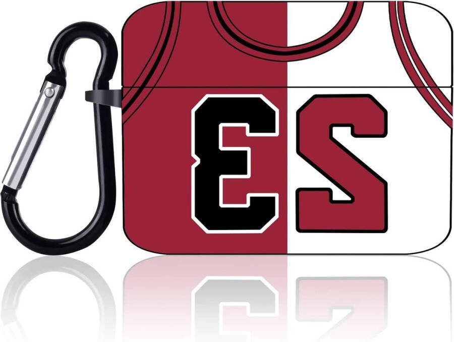 Hoofdtelefoonhoes compatibel met Airpods Pro 2 basketbal tricot design sportfans nr. 23 Cool plate