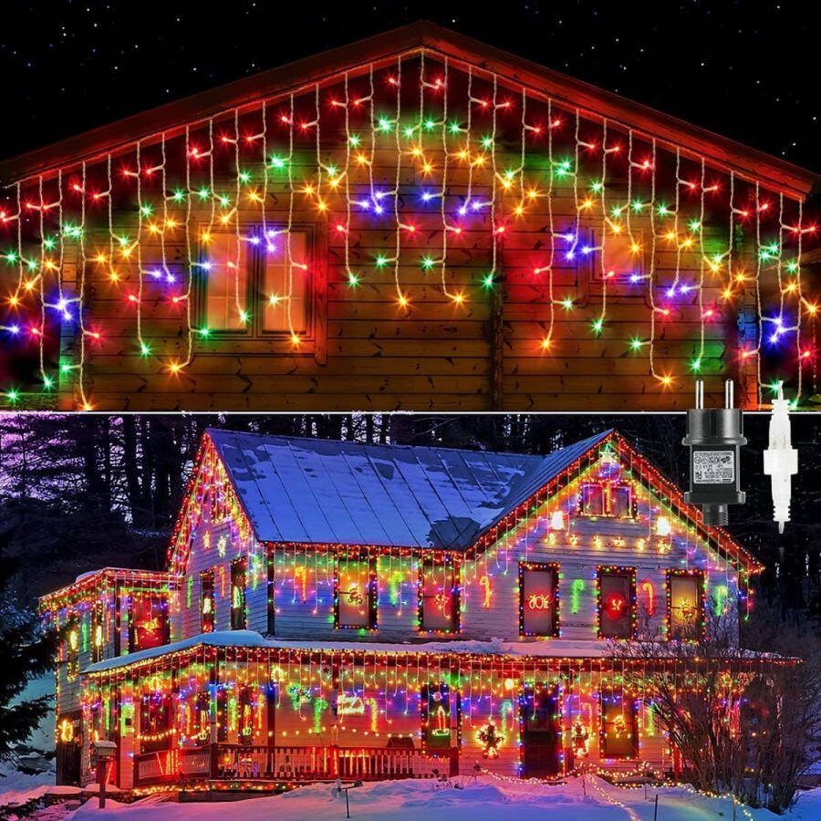 Hoog kwaliteit kerstversiering kerstverlichting van 400 LED strips 10M lang Regenlicht ketting voor buiten en binnen