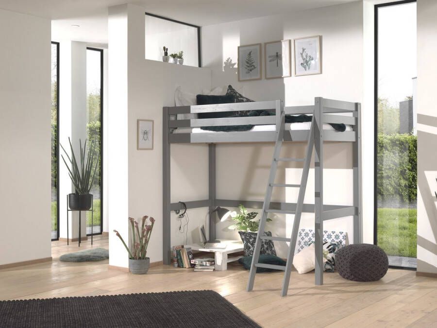 Hoogslaper Charlie Grijs Hoogte 190 cm