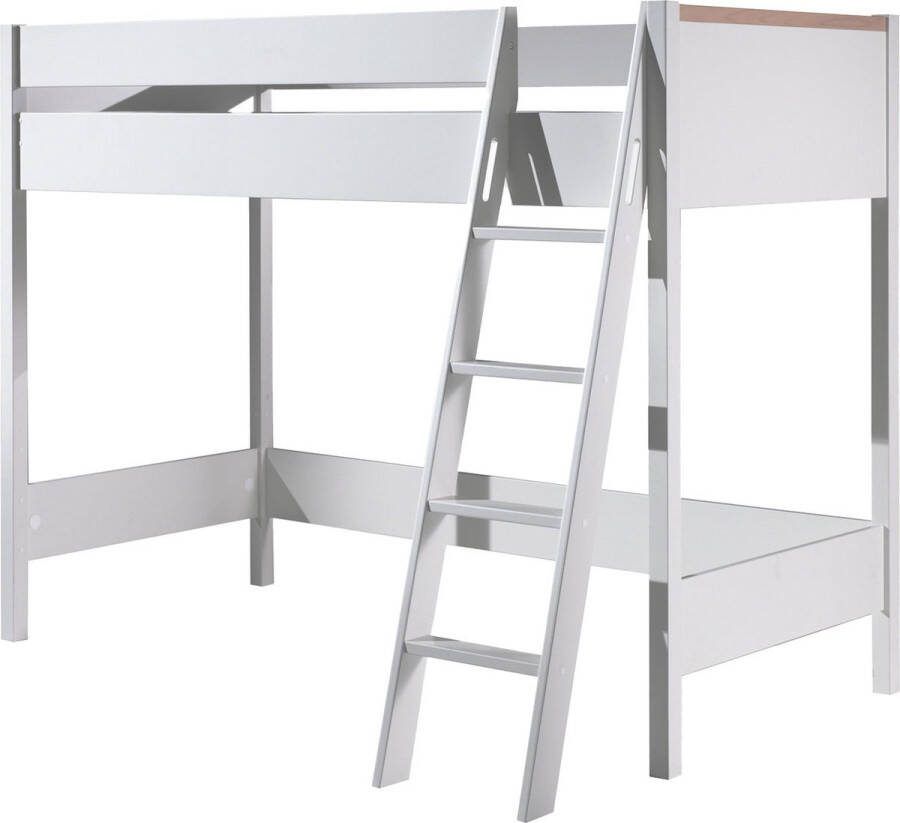 Hoogslaper Dex Grenen Wit 90x200 cm