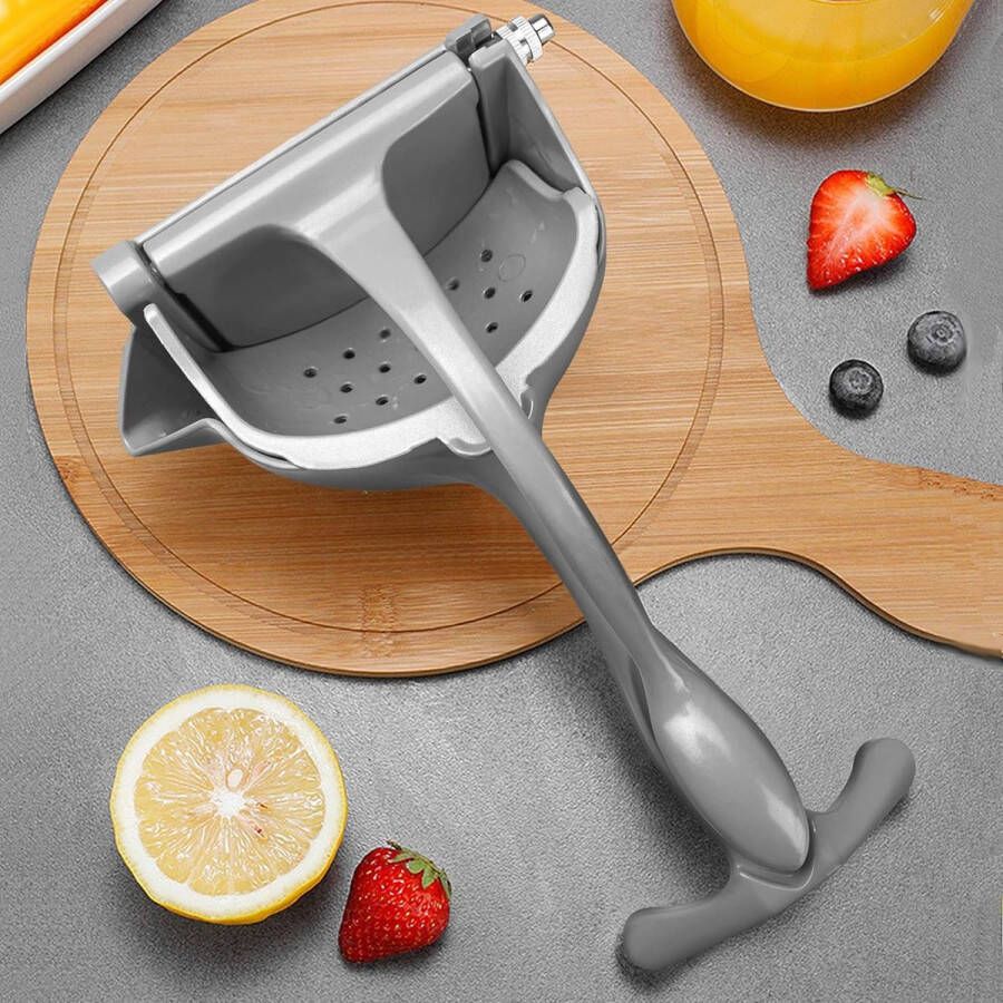 Hoogwaardige citroenpers zware uitvoering sapcentrifuge draagbare handmatige sapcentrifuge voor fruit citroenen sinaasappels corrosiebestendig vaatwasmachinebestendig vruchtensap robuust en duurzaam