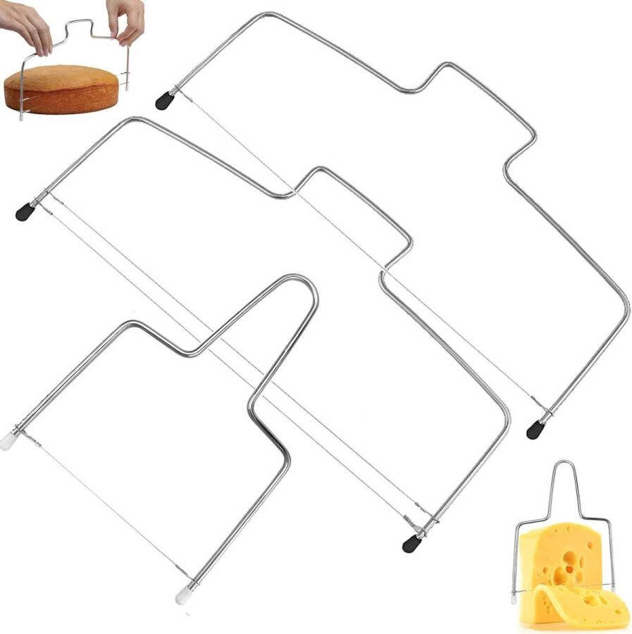Hoogwaardige Taartbodemverdeler Taartsnijder Set Perfecte Taartbodems 3-delige Set Taartsnijder