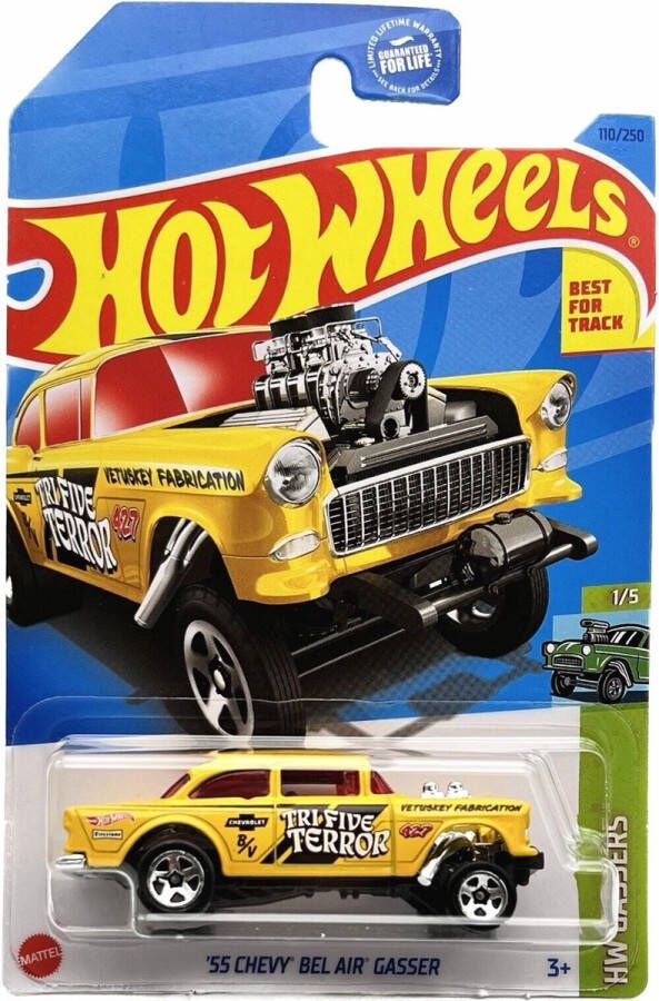 Hot Wheels 55 Chevy Bel Air Gasser 7 Cm Schaal 1:64