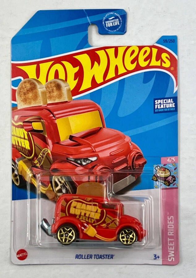 HOT WHEELS ROLLER TOASTER 59 250 RED 1:64