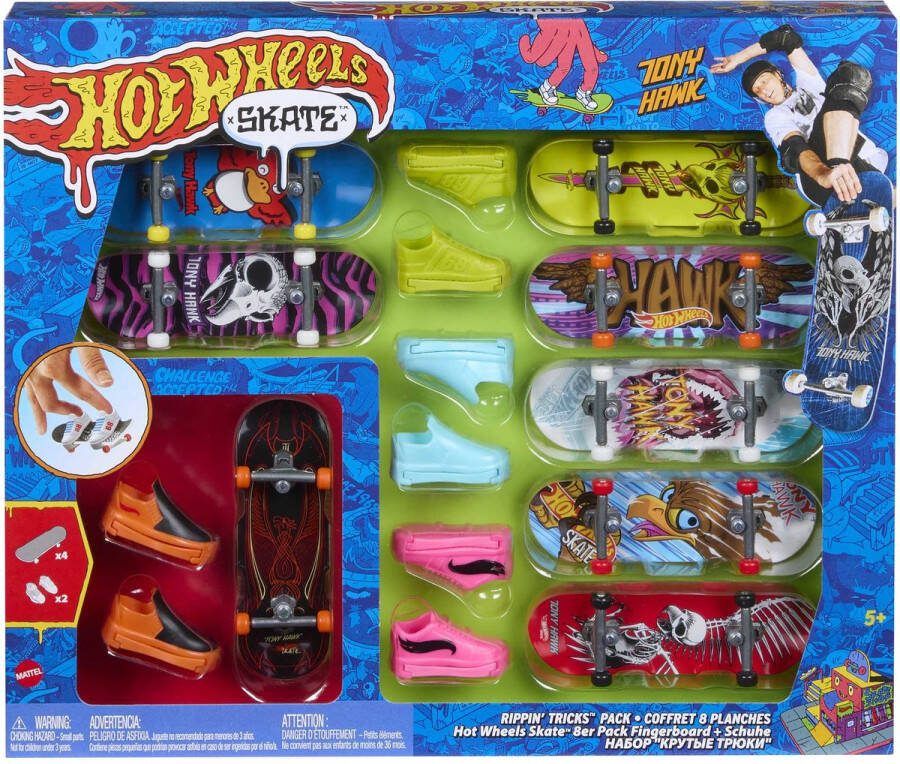 Hot Wheels Skate Knallende Capriolen fingerboard Vinger Skateboard