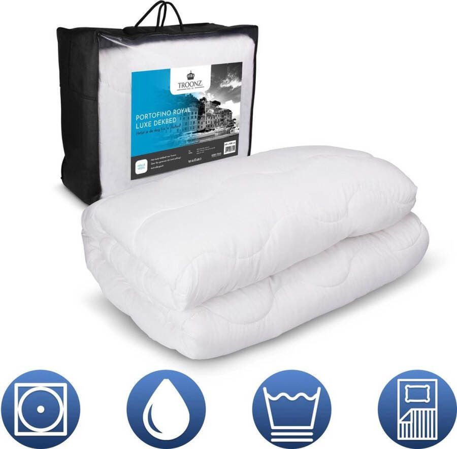 Troonz Dekbed Portofino Royal 4 Seizoenen Dekbed 240 x 220 – Zomerdekbed & Winterdekbed Tweepersoons Dekbed Hotel Dekbed voor Tweepersoons