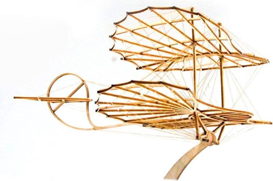 Houten 3D Puzzel Vliegtuig Gebaseerd op Otto Lilienthal Zweefvliegtuig Model Bouwpakket Laser Gesneden Balsa Hout Creatieve DIY Kit voor Volwassenen