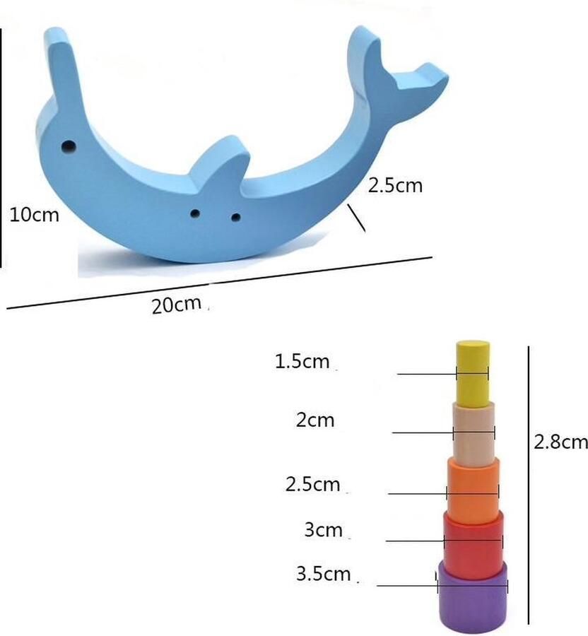 Houten balansspel Montessori speelgoed Houten speelgoed Kidzstore.eu