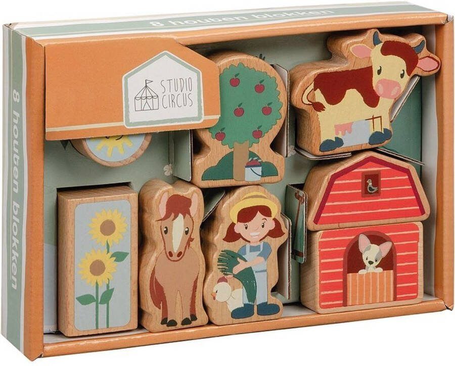 Houten Boerderij Blokken