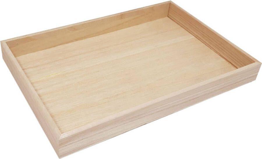 Houten Frame recht 23 7x15 5x2 9cm 23 7x15 5x2 9cm paulownia (05-24)