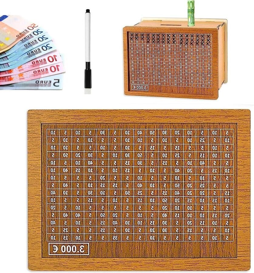 Houten spaarpot met cijferteller Spaarpot met teller Spaarpot met teller Spaarpot met teller spaarpot volwassenen