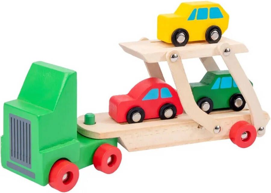 Houten speelgoed truck transportwagen Educatief montessori speelgoed duurzaam speelgoed 1 jaar Jongens speelgoed