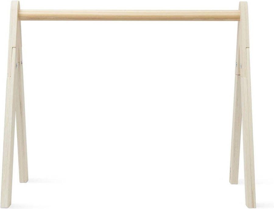 Houten speeltrapeze voor babygym natuurlijk hout 53 x 64 x 45 cm