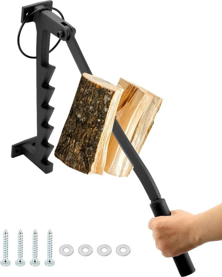 Houtklover Houtsplijter Houtkliever Houtsplitter Handmatig Geen Bijl Nodig Houtklover voor Aanmaakhout Kloofwig
