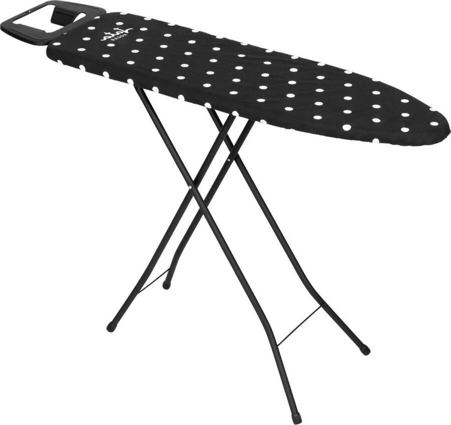 HPLA8100 strijkplank strijkoppervlak 110 x 32 cm in hoogte verstelbaar tot 92 cm ingeklapt afmetingen: 150 x 40 x 7 cm