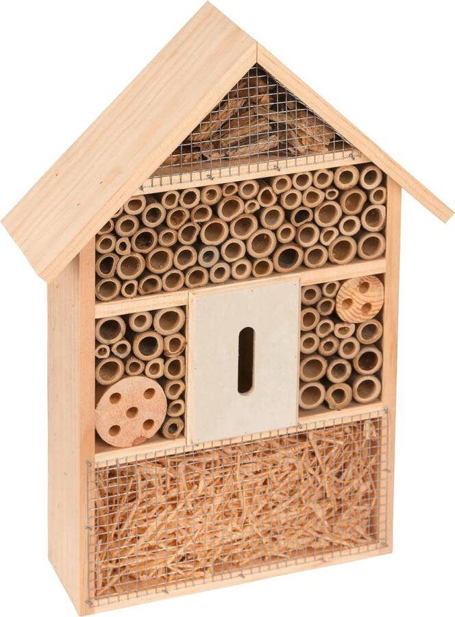 Huisdier insectenwerend huis 275 x 9 x 395 cm Kerbl afmetingen groot huis insectenhotel