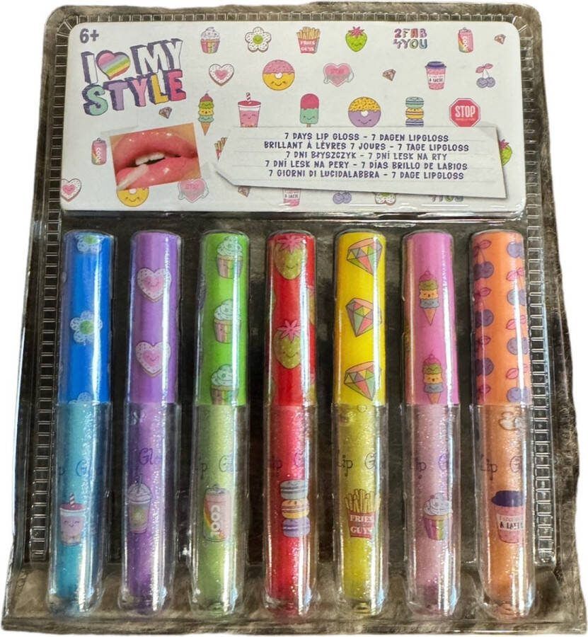 I love my style lipgloss voor kinderen 7 dagen lipgloss make-up