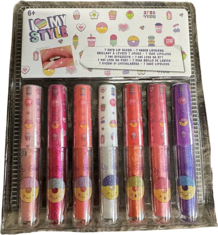 I love my style lipgloss voor kinderen 7 dagen lipgloss make-up